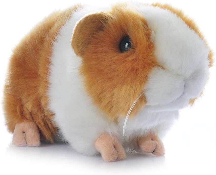 8 Inch Guinea Pig Plush Toy Stuffed Animal Toy Plush Animal Doll (Orange)