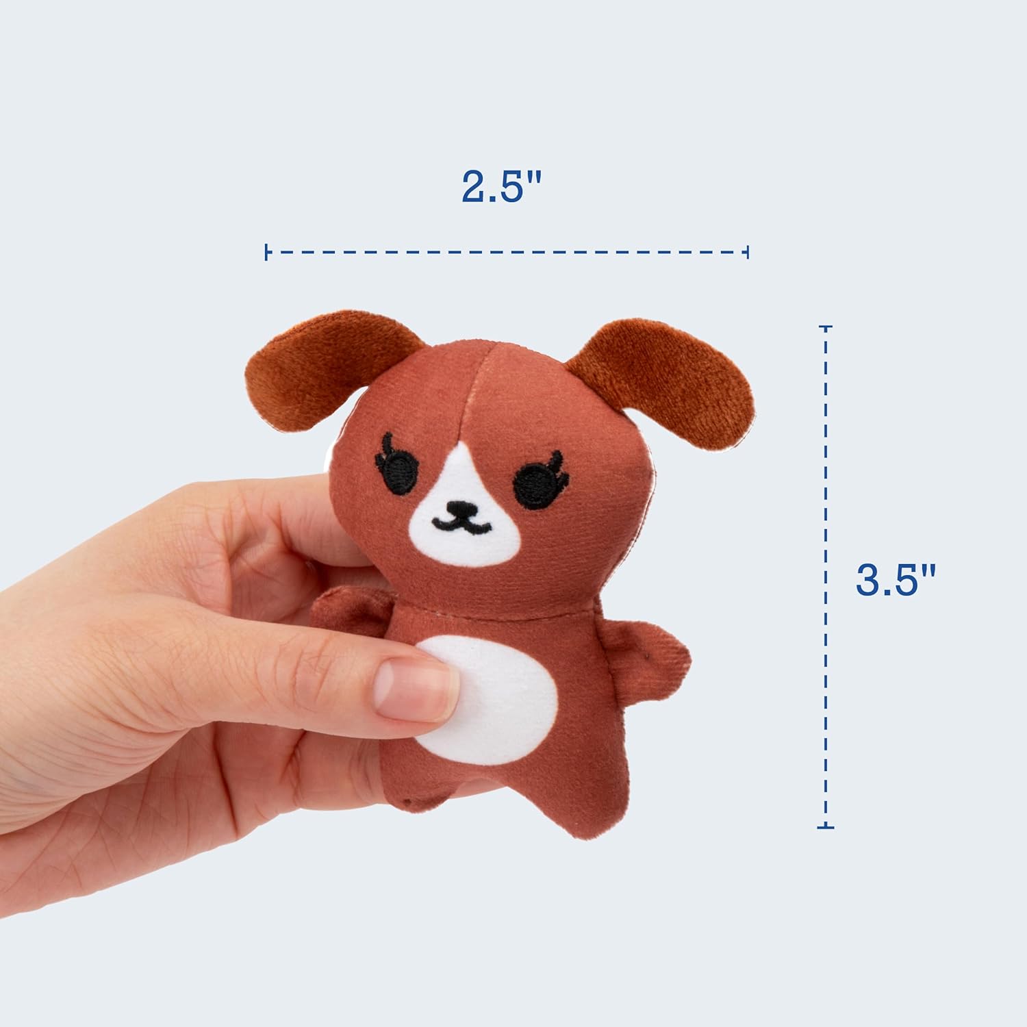 Emotional Support Puppies by Relatable, Cuddly Stuffed Animals, Plushies, and Cute Stuff, Great Gift Ideas for Loved Ones of All Ages, Includes 5 Plushies with Carrying Basket