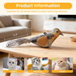 Interactive Cat Toys Bird - Realistic Cat Interactive Toys for Indoor Cats with Catnip and Feather, 3 Pack Hanging Chirping Bird Cat Toy, Bored Kitten Kicker Chase Exercise Door Frame Toy
