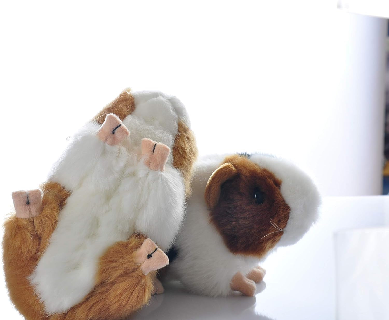 8 Inch Guinea Pig Plush Toy Stuffed Animal Toy Plush Animal Doll (Black)