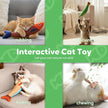 Catnip Toys Saury Fish, Cat & Kitten Chew Kicker Interactive Crinkle Toys for Bored Indoor Adult Cats & Kitten, Cat Gifts Teething Toys Soft and Durable for All Breeds